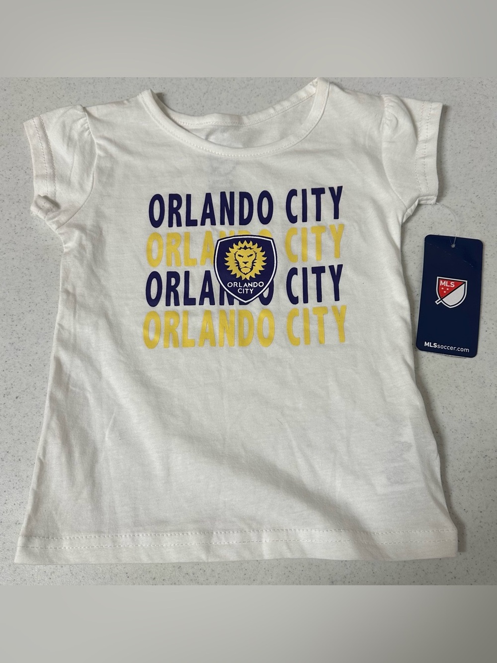 MLS Orlando city Soccer Tee NWT